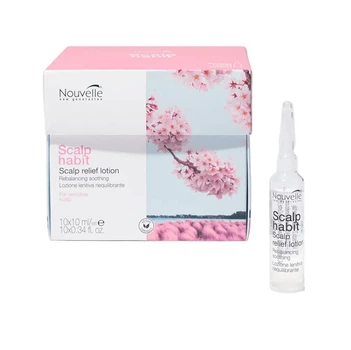 Лосьйон заспокійливий для шкіри голови Nouvelle Scalp Habit Scalp Relief Lotion 10×10 мл для чутливої шкіри голови