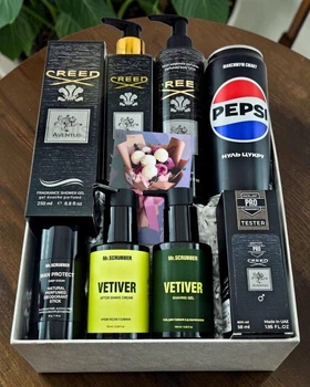 Подарочный набор косметики No Brand аналог Creed Aventus 6 в 1 ver.03
