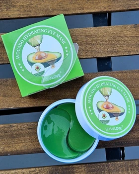 Гидрогелевые увлажняющие патчи для глаз SERSANLOVE Avocado Hydrating Eye Mask, 90 g 60 шт