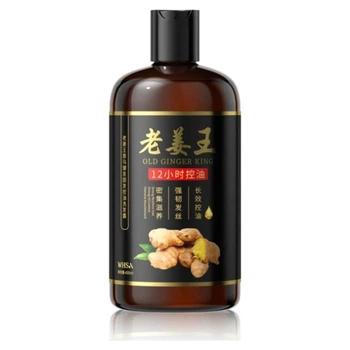 Укрепляющий шампунь для жирных волос с экстрактом имбиря WHSA Old Ginger King Shampoo, 400 мл