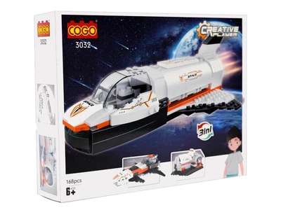 Конструктор Креативність Космічний корабель COGO 3032 168 елементів Різнокольоровий shop (6937645530323)