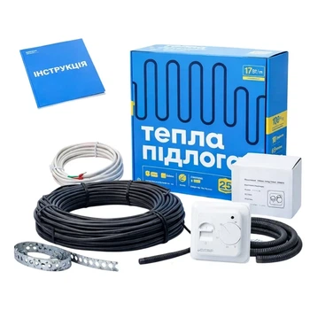 Нагревательный кабель ZUBR DC Cable 210 Вт, 12,5 м (1,2 м²) ZUBR-DC-210W-12M5