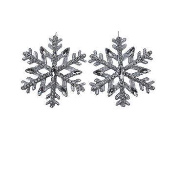 Серьги Снежинки SETA Decor 25-684SL