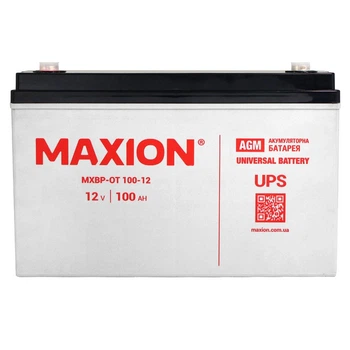 Аккумулятор промышленный MAXION MXBP-OT 100-12 12V 100Ah