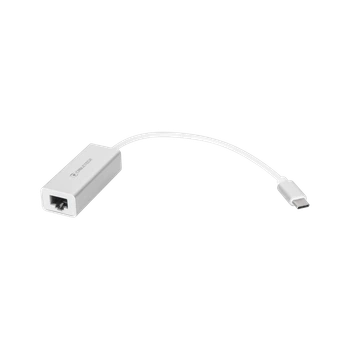 Адаптер сетевой Cabletech USB Type-C to RJ45 LAN 10/100 Mbps (KOM0994)
