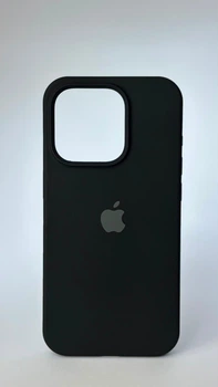 Чохол WAVE Full Silicone Case із захистом 360 по корпусу з внутрішнєю мікрофіброю для iPhone 15 Pro Max Black