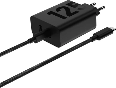Зарядний пристрій Motorola TurboPower 125W Duo 2xUSB-C GaN Чорний (PG38C06632)