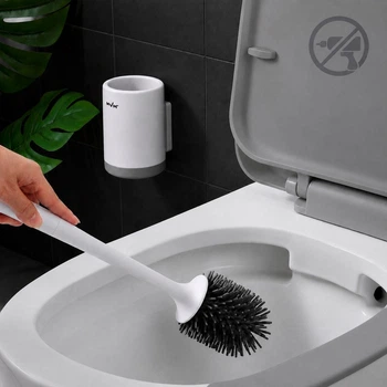 Сіліконовий йоржик настінний MBM HOME BP-12 WHITE/GRAY