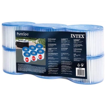Сменный картридж S1 Intex 29011 (6 штук) Для надувных джакузи
