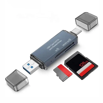 OTG Card Reader 2 в 1 Stone SD/TF Type-C концентратор розгалужувач юсб хаб (ST-SC097)