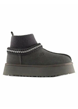 Уги шкарпетка UGG Tazz Platform Knit gray 40 розмір сірі