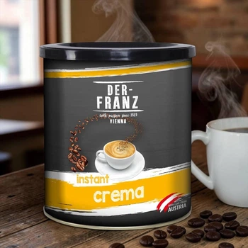 Кофе растворимый сублимированный Der-Franz Instant Crema 200 г