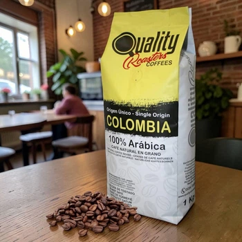 Кофе в зернах Quality Roasters Coffees Colombia 100% Арабика 1 кг