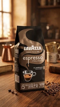 Кофе в зернах Lavazza Espresso Italiano Classico 100% Арабика 500 г