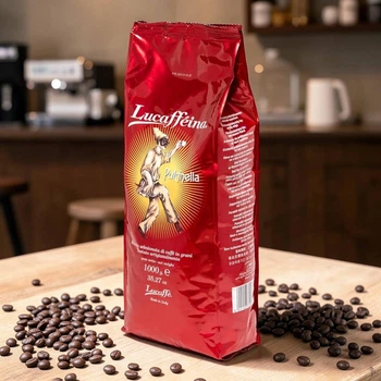 Кава в зернах Lucaffé Pulcinella Lucaffeina Energy Coffee 1 кг