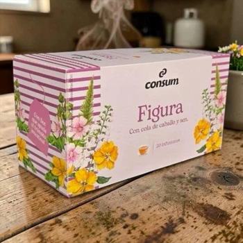 Чай трав'яний Consum Figura з хвощем та сеною 20 пакетиків