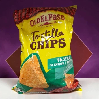 Кукурузные чипсы начос Old El Paso Tortilla Chips Fajita Flavour 185 г