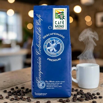 Кофе в зернах без кофеина Companía Colonial de Cafe Descafeinado Premium 1 кг