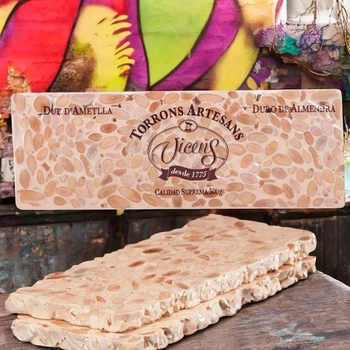 Туррон (нуга) Vicens Duro de Almendra хрустящий миндальный 500 г