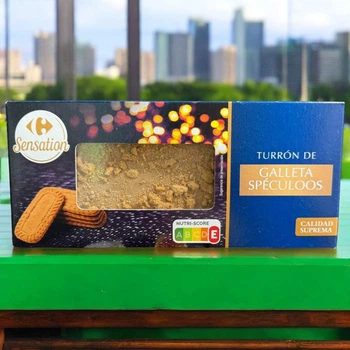 Туррон Sensation Carrefour Speculoos із печивом 200 г