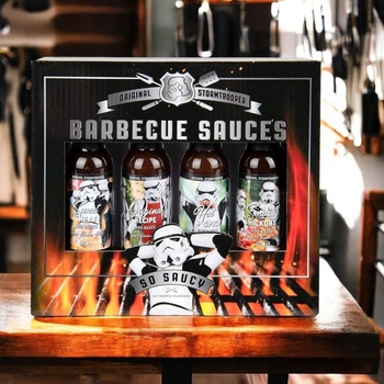 Набір соусів Original Stormtrooper Barbecue Sauces So Saucy 4 шт по 45 г