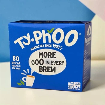 Чай чорний Typhoo Decaf Premium без кофеїну 80 пакетиків