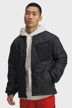 Чоловічий чорний бомбер UA Heritage Jkt Under Armour S 6000522-001