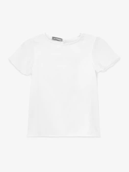 Блуза однотонна для дівчинки GENUA 2614 140 см Білий shop (2000999688621)