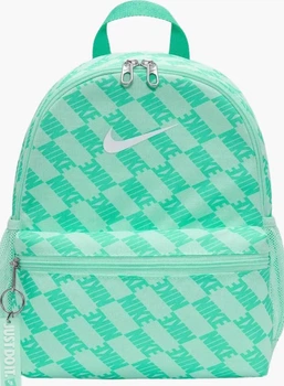 Рюкзак Nike Y NK BRSLA JDI MNI BK-AOP FA25 11L бирюзовый Детский 25 x 33 x 13 см