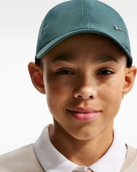 Кепка Nike K NK DF CLUB CAP US CB MTSWSH бирюзовый Детская One Size
