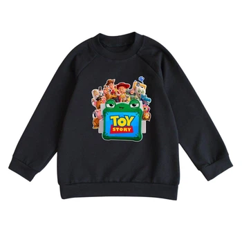 Світшот дитячий чорний з принтом Toy Story История игрушек DM-19899 134 см