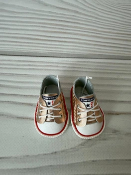 Золоті кеди Converse для ляльок Paola Reina з еко-шкіри