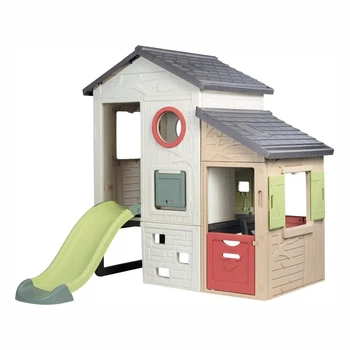 Домик с горкой Smoby Life двухкомнатный (7600811100)