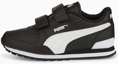 Кросівки Puma Kids ST Runner v2 Leather Black/White р. 1.5/32.5/21см