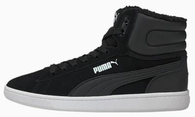 Кроссовки Puma Kids Vikky v2 Mid Black/White р. 4/35.5/23см
