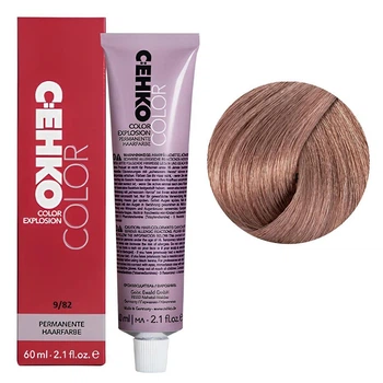 Крем-фарба перманентна стійка C:EHKO для волосся Permament Hair Color Explosion 9/82 Дуже світлий блондин фіолетово-попелястий 60 мл