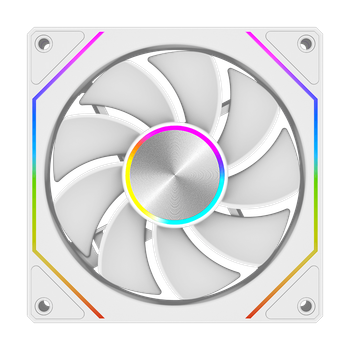 Вентилятор реверсний PCCOOLER FG120R ARGB WH біий для корпусу 120x120x25мм, HB, 5V ARGB 3-pin