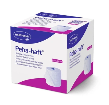 Бинт когезивний фіксуючий Peha-haft 8 см х 20 м, 1 шт
