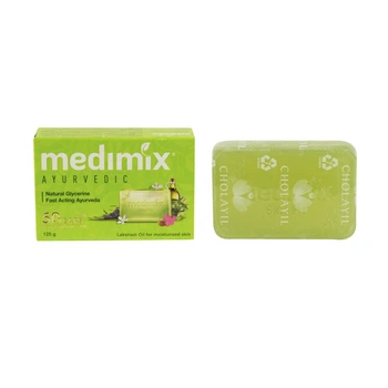 Зволожувальне мило Медімикс натурал Аюрведік Medimix natural glicerine Гліцерин 125 г (00828)