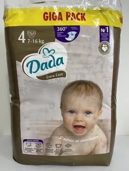 Детские подгузники Dada Extra Care 4 Maxi 7-16 кг 164 шт Jumbo Bag