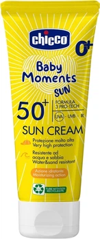 Солнцезащитный крем для детей Chicco Baby Moments Sun SPF50+ 75 мл (8058664189588)