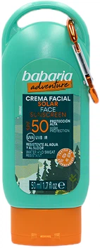 Крем сонцезахисний для обличчя Babaria Adventure SPF50 50 мл (8410412519205)