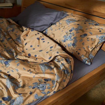 Пододеяльник MBM HOME "Теплый лес" 160x220 см сатин (BL-DC-37 WARM SAND/PRINT)