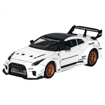 Модель автомобіля Heimanba GTR 1:24 металева колекційна, біла