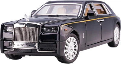 Дитяча іграшкова модель автомобіля Rolls-Royce Phantom від Chiyu Toys, реалістична модель зі сплаву, подарунок для хлопчиків.