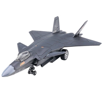 Модель истребителя J-20 сплав реалистичная военная подарочная