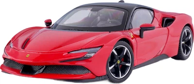 Bimeigao 1:24 Ferrari Модель SF90 сплаву іграшковий автомобіль гоночна симуляційна модель подарунок для хлопчика