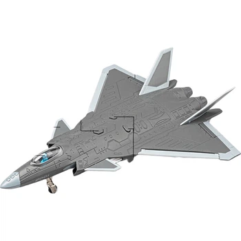 Модель винищувача Chiyumoxing J-20 зі сплаву дитяча іграшка авіаційна