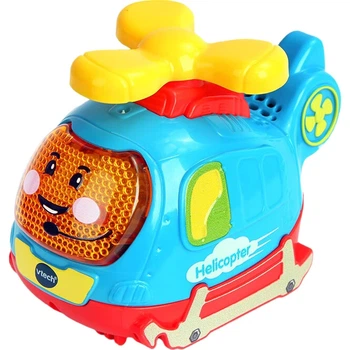 Игрушечный вертолет VTech со звуковыми, световыми и музыкальными эффектами, для детей 1-5 лет