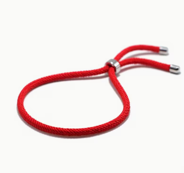 Регульований браслет удачі Yoga Braclet, легкий та стильний чоловічий, жіночий браслет червоний